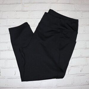 🖤 RB3 Black Capri Leggings · Size 2X · Pockets